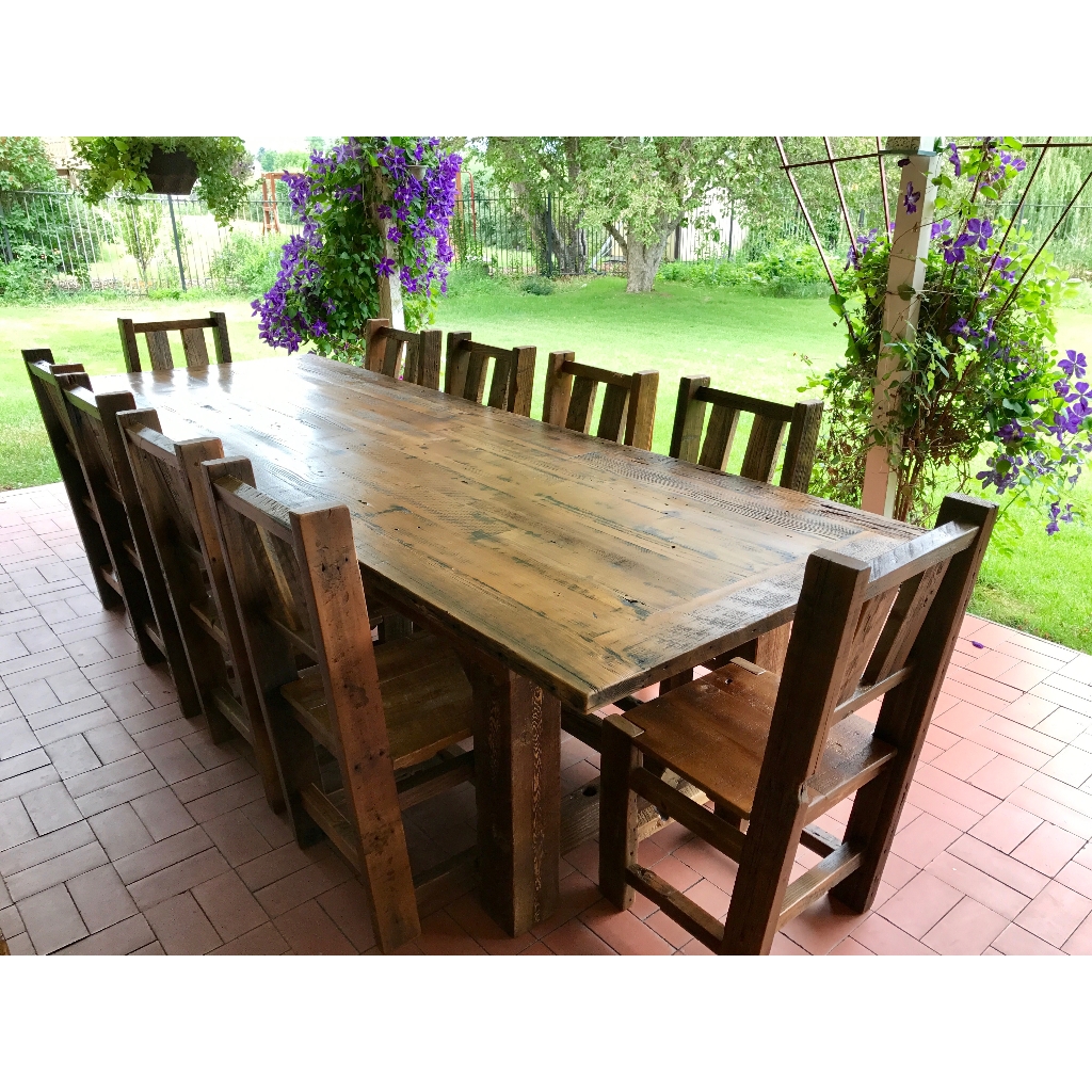 Execute Consult development of Beetle Kill Kitchen Table - Raised In A Barn Furniture