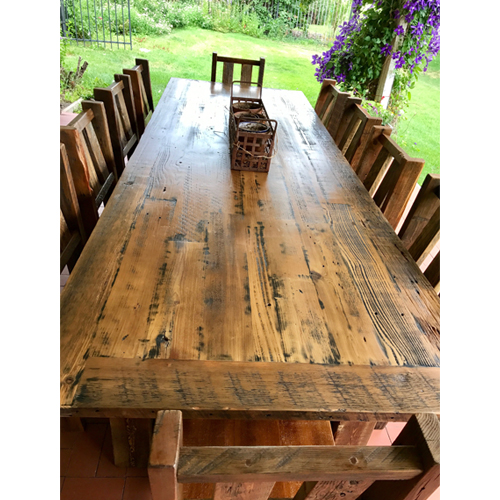 barnwood kitchen table and chairs