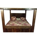 Rustic Trim Canopy Bed